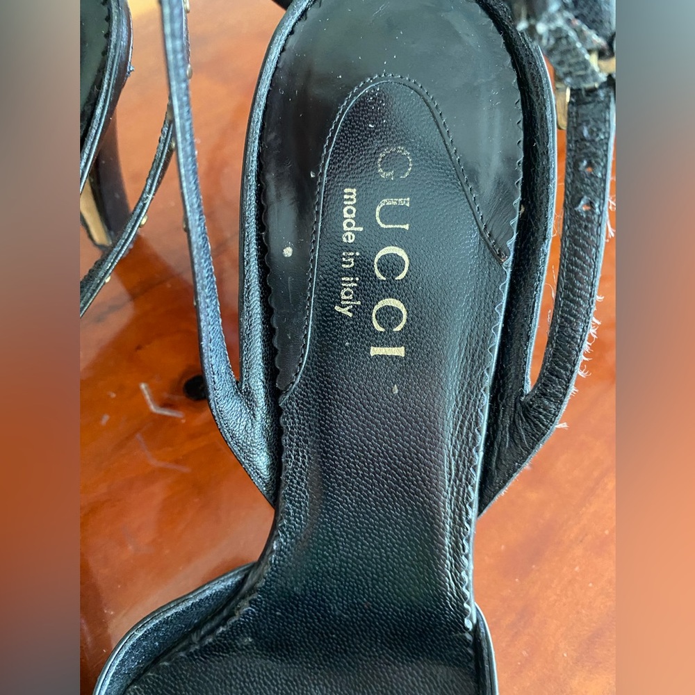 GUCCI Vintage Woman’s Heals Size 38 - Picture 2 of 16